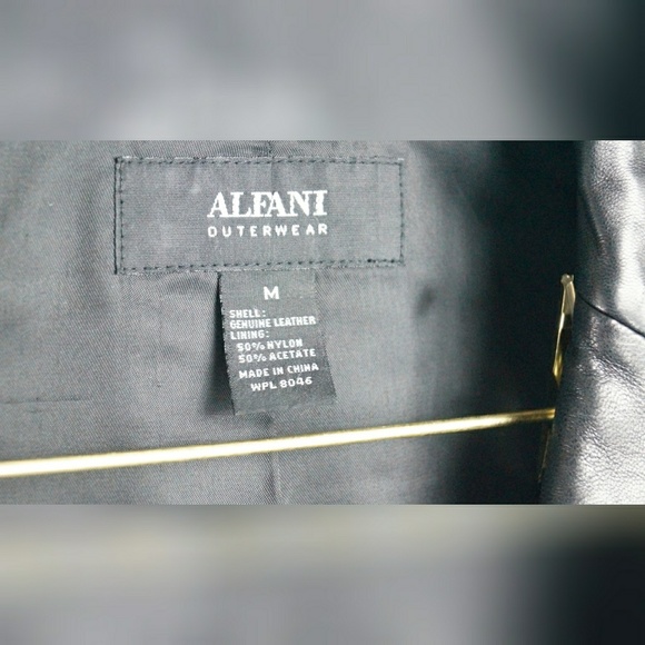ALFANI Leather Jacket - Picture 5 of 5